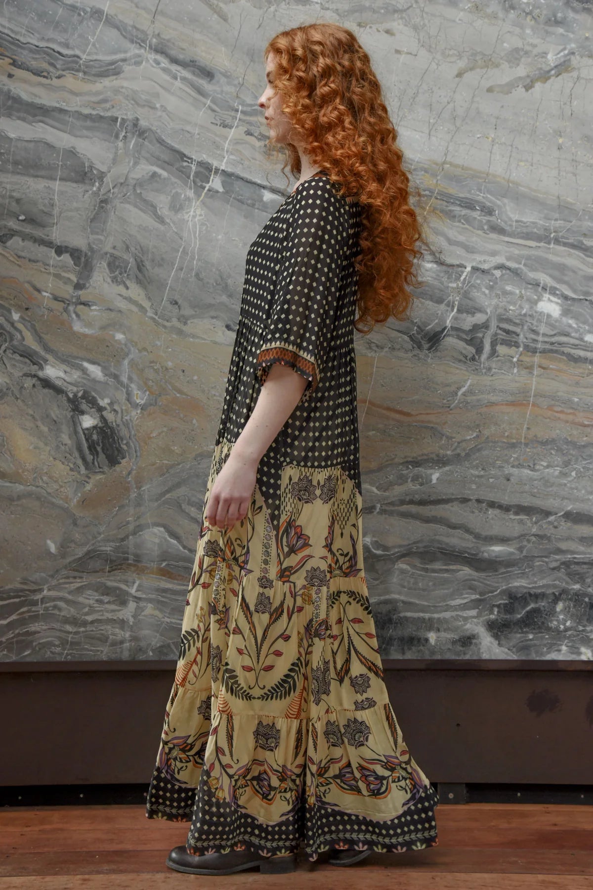 Curate -High And Rising Dress // Border Spot
