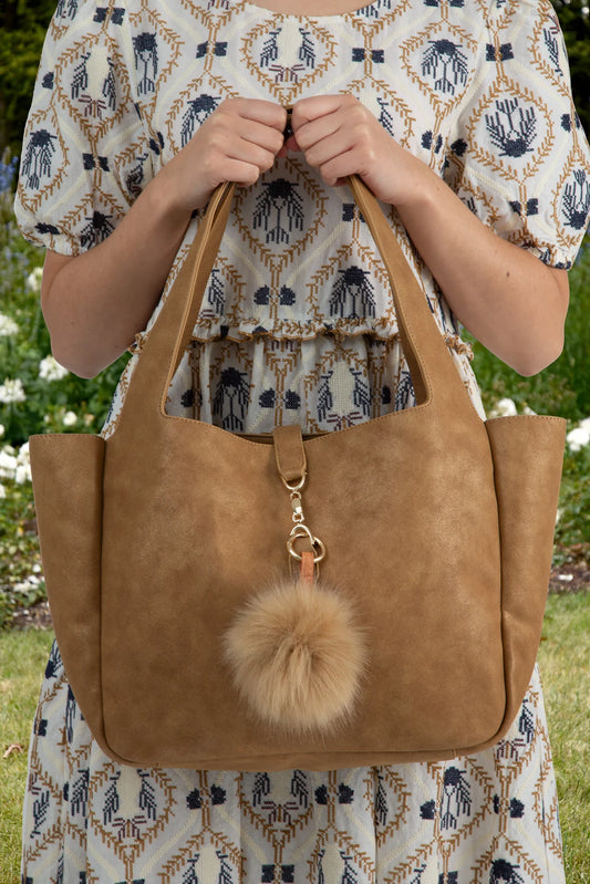 Curate - Love Totes Bag // Cream // Gold