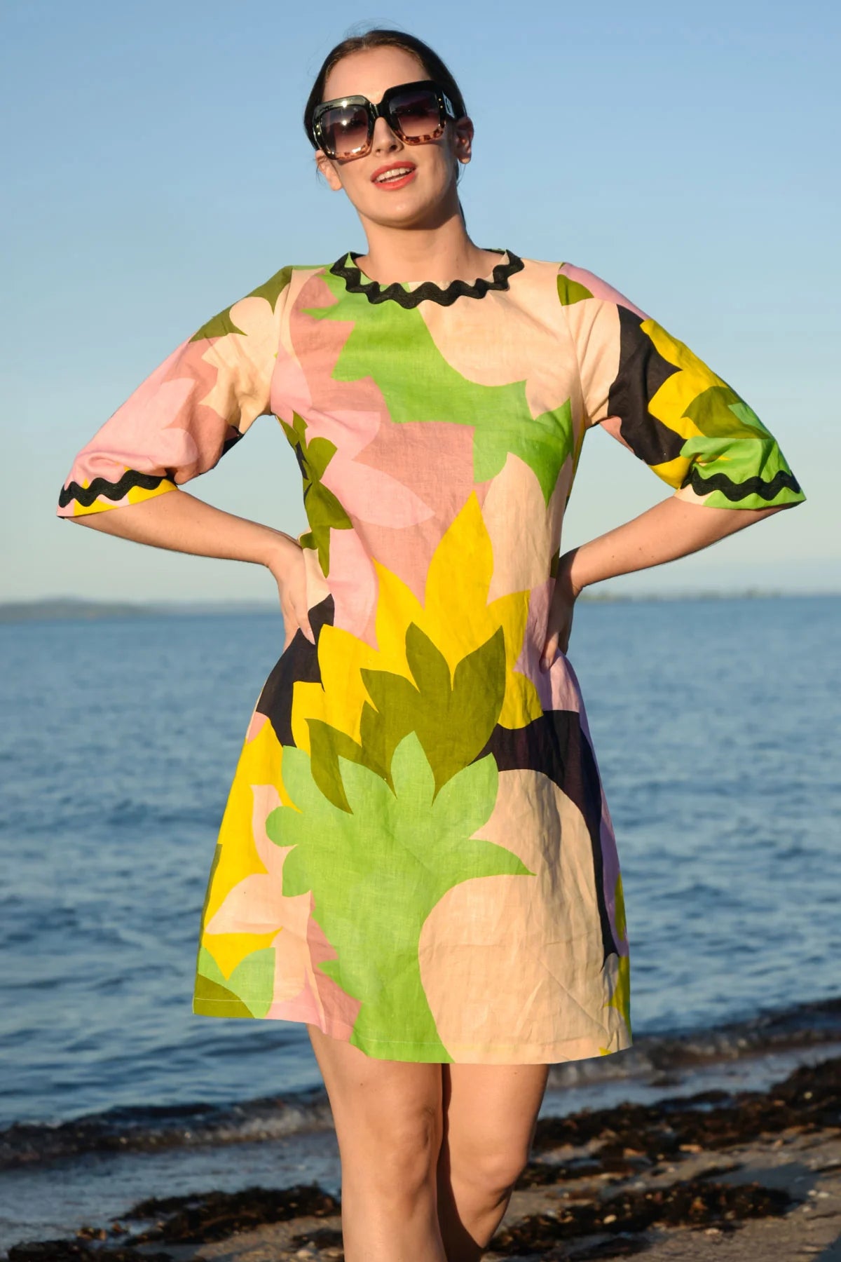 Curate - Continental Shift Dress // Floral