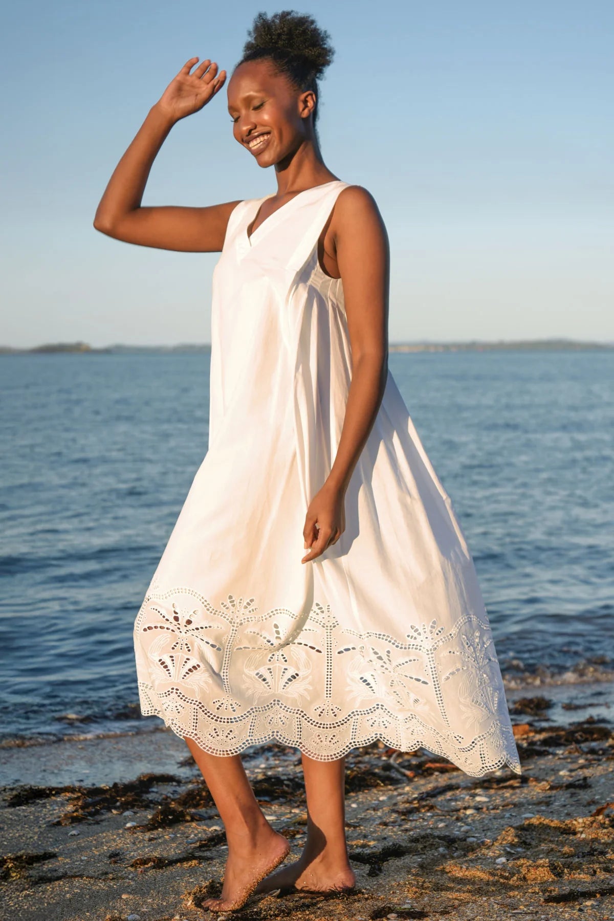 Curate - Bottom Heavy Dress // Black // White