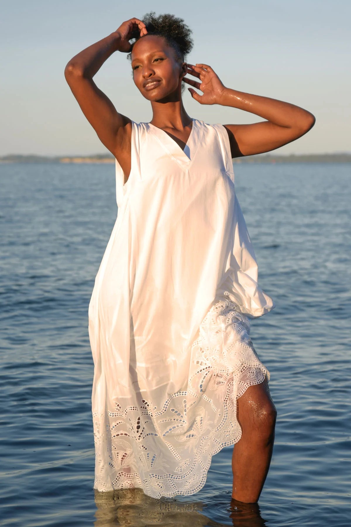 Curate - Bottom Heavy Dress // Black // White