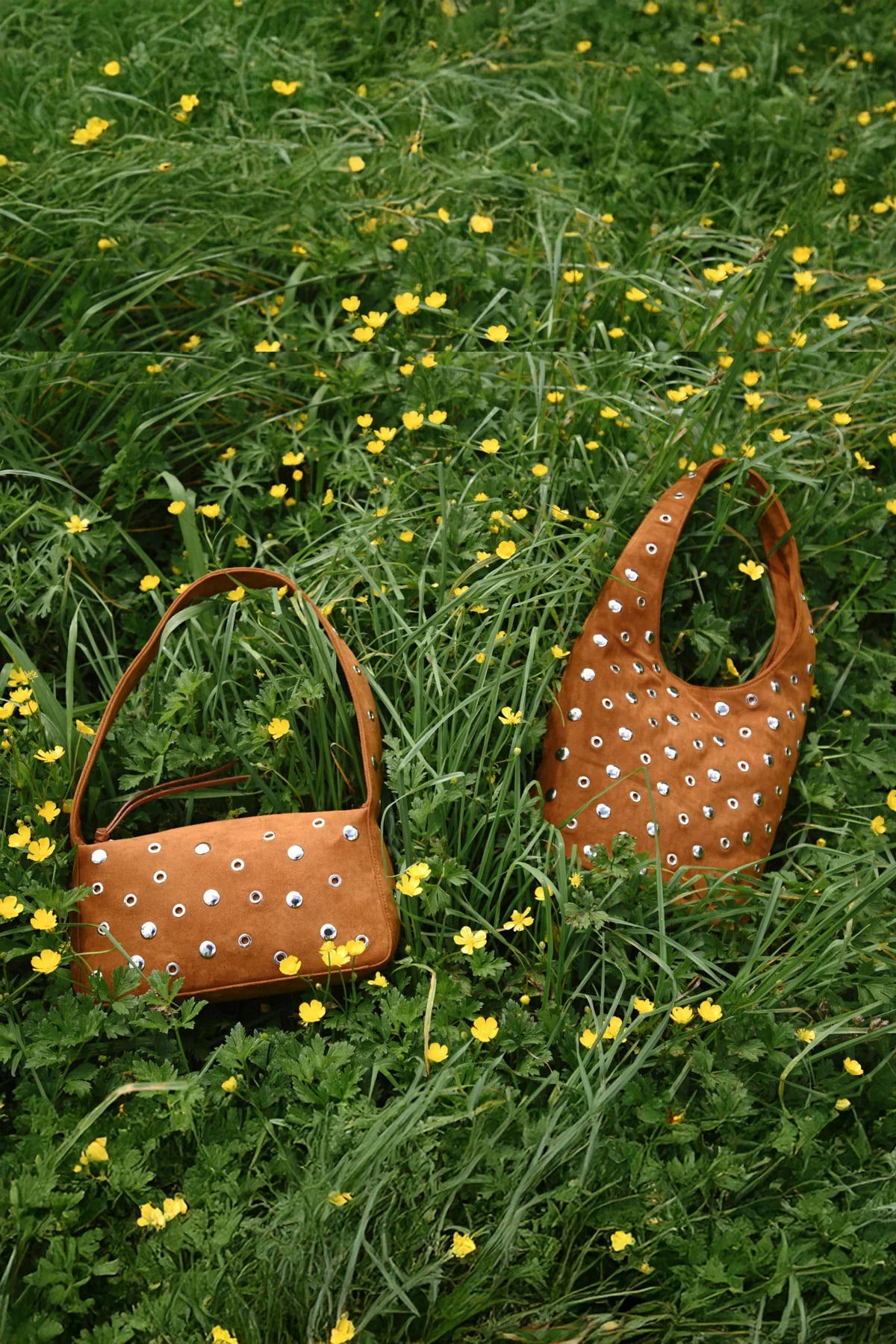 Curate - Eyelet You Hold My Hand Bag // Tan