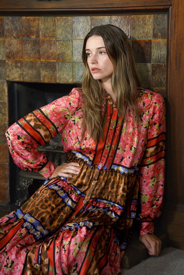 Curate - Soft Embrace Dress // Leopard Rose