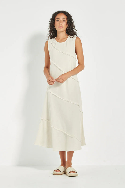 Verge - Elle Dress // Cashew // Black