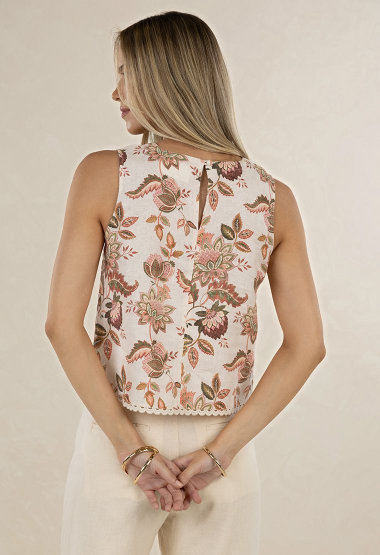 Humidity - Bohemian Rose Top // Bohemian Print