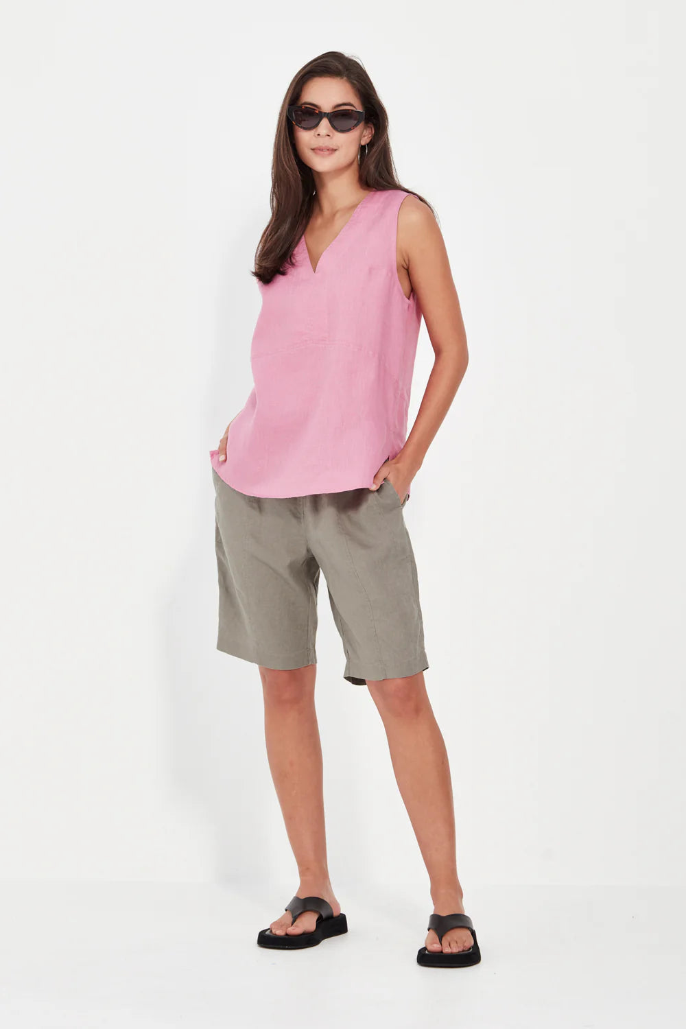 Verge - Gala Tank // Pink