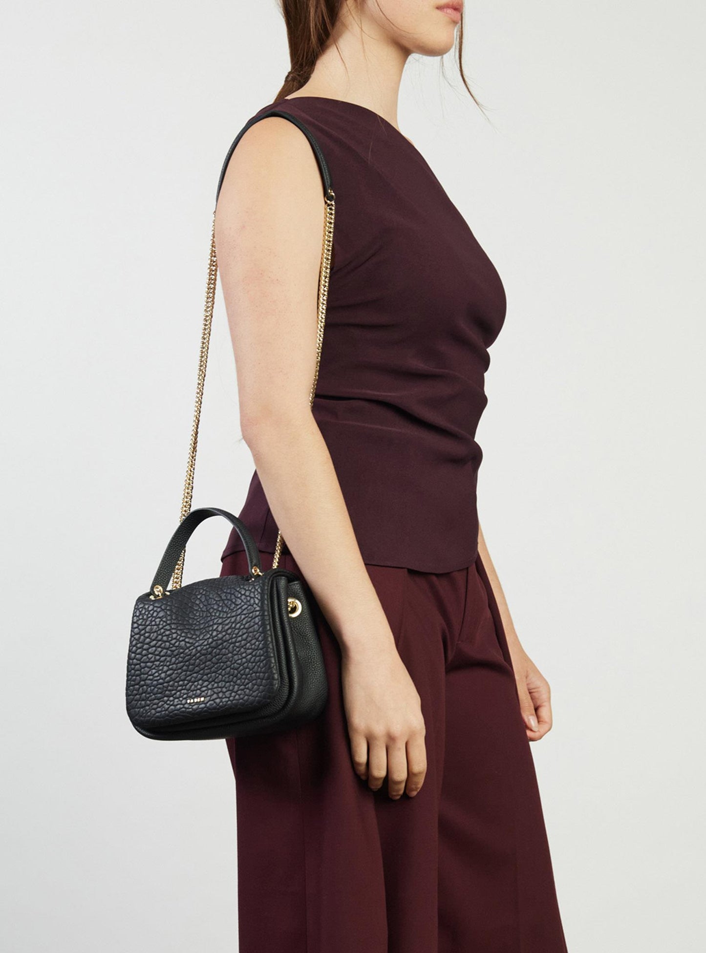 Saben - Flo Shoulder Bag // Black Bubble