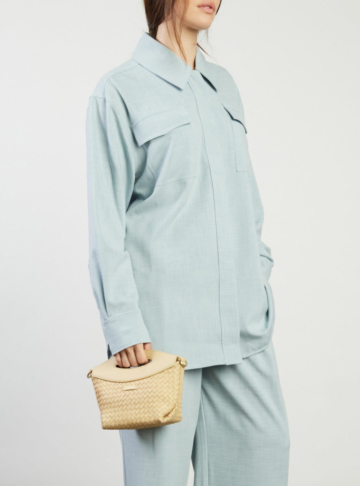 Saben - Rocco Crossbody // Raffia Stitched Weave