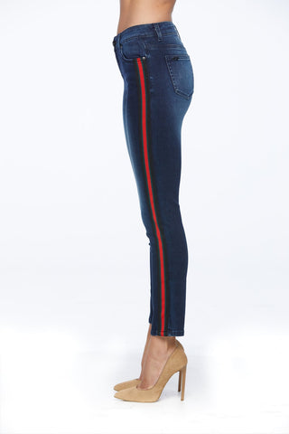 New London Jeans - Harrow Jean // Red Stripe