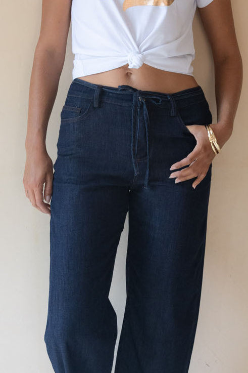 Humidity - Ivy Barrel Jean // Denim Dark Blue