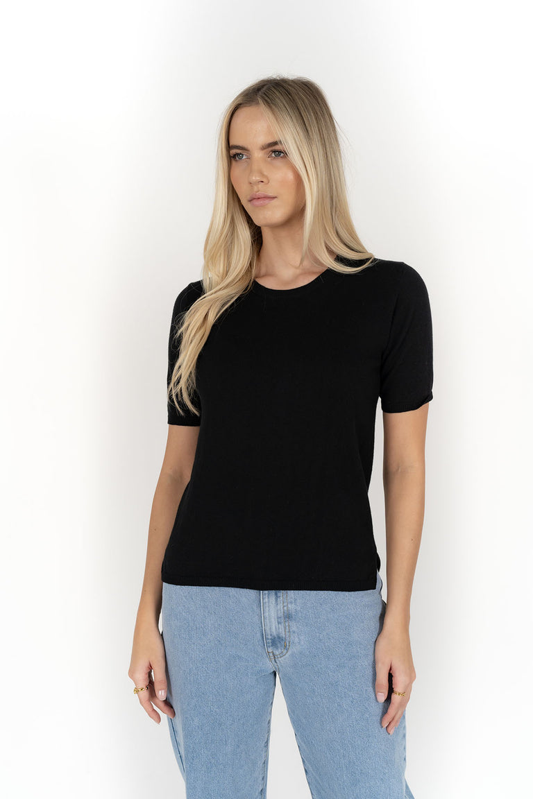 Humidity - Kiki Tee // Black // Blue // Spearmint