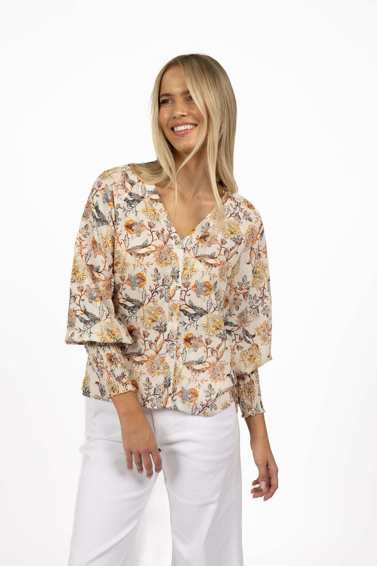Humidity - Frances Blouse // Kaffir Print