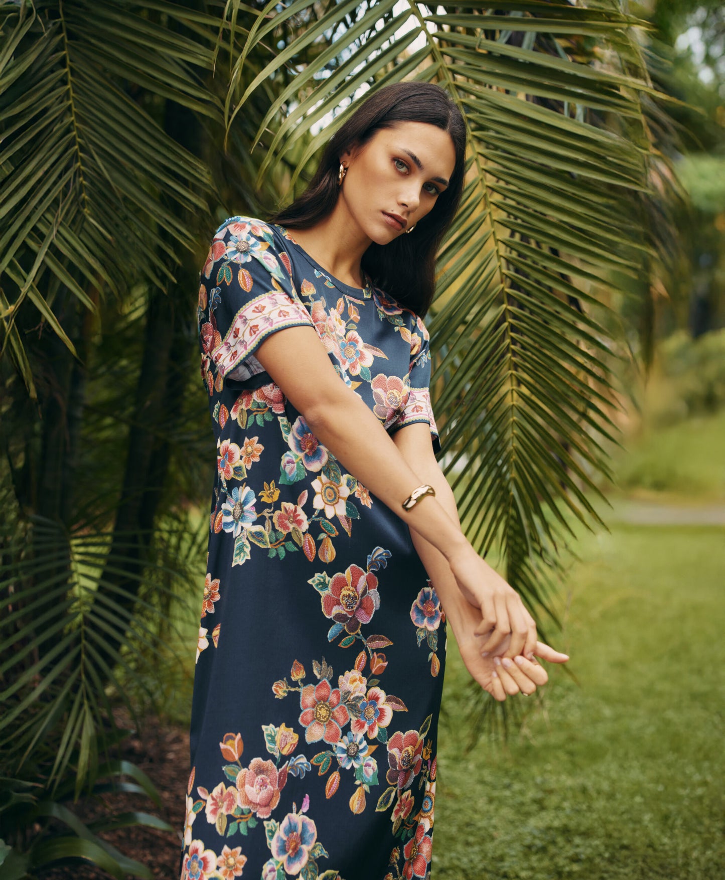 Loobies Story - Mystic Rose Dress // Indigo Multi