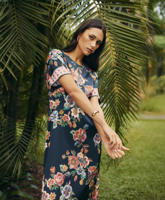 Loobies Story - Mystic Rose Dress // Indigo Multi