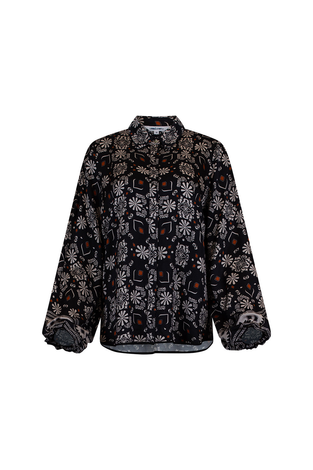 Loobie's Story - Theodora Shirt // Black Multi