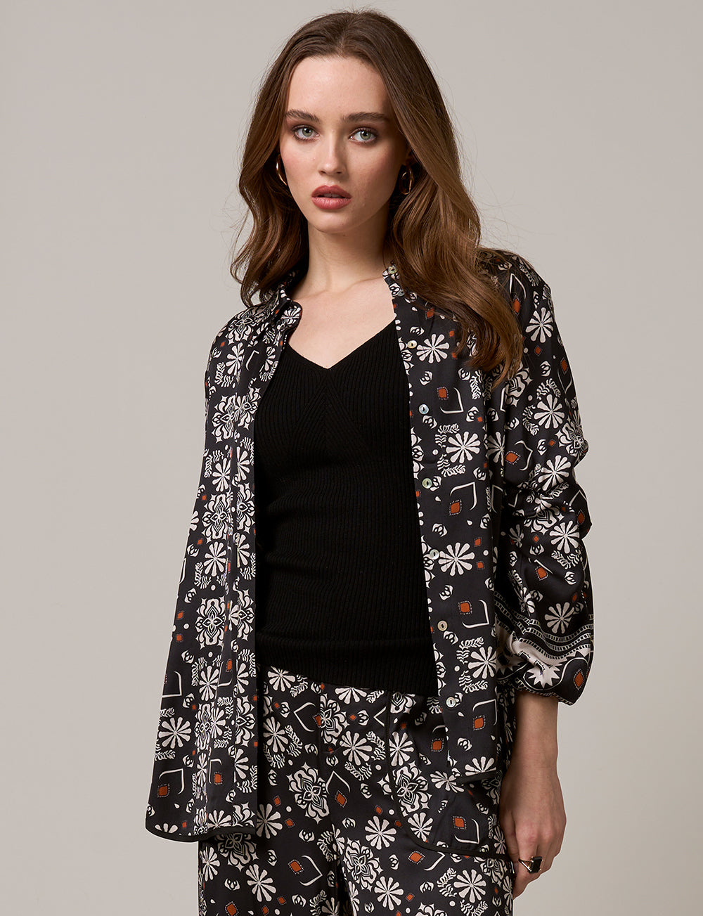 Loobie's Story - Theodora Shirt // Black Multi