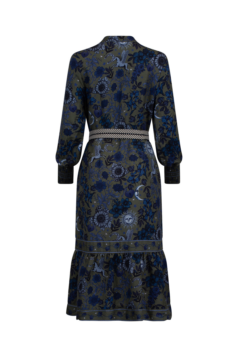 Loobie's Story - Greenwich Midi Dress // Olive Multi