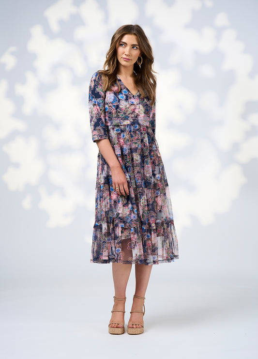 Loobies Story Dress - Maeve Tulle Dress // Indigo Multi