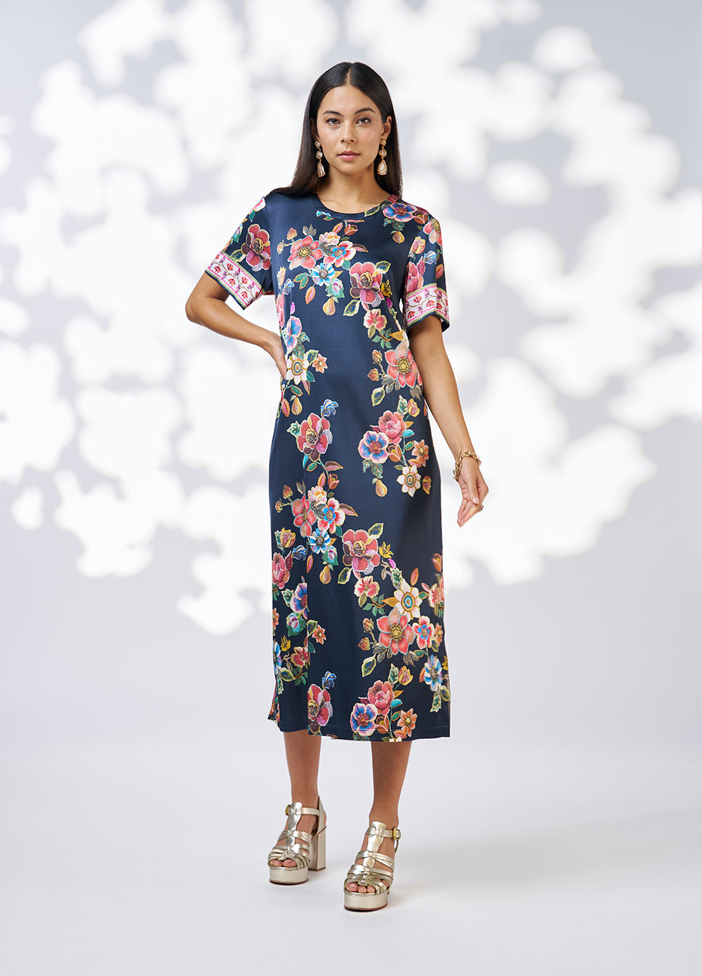 Loobies Story - Mystic Rose Dress // Indigo Multi