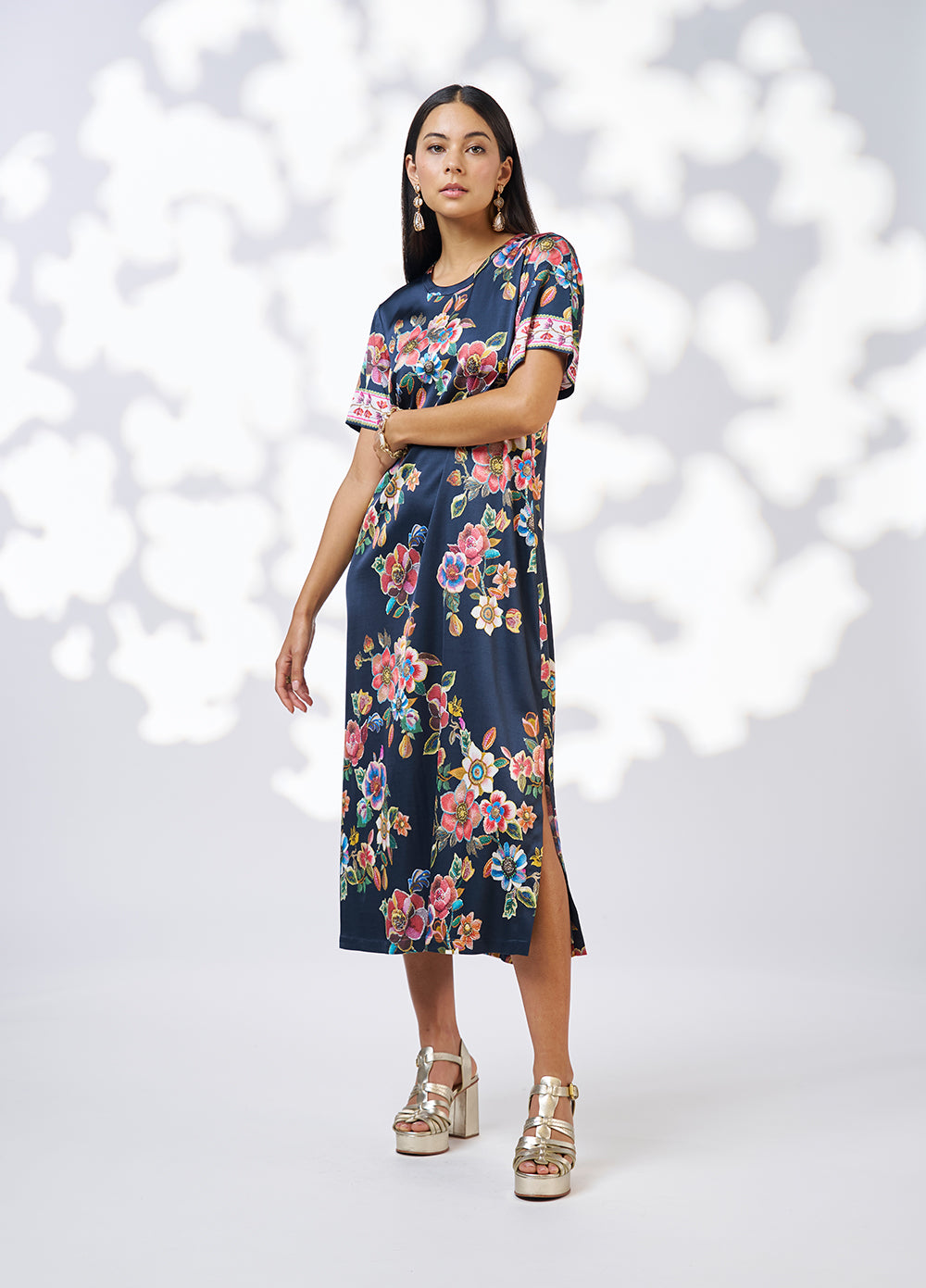 Loobies Story - Mystic Rose Dress // Indigo Multi
