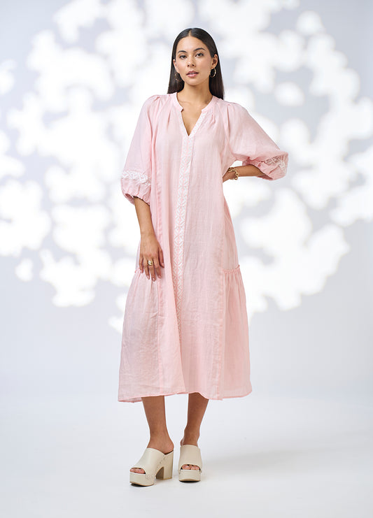 Loobies Story - Maya Midi Dress // Blush