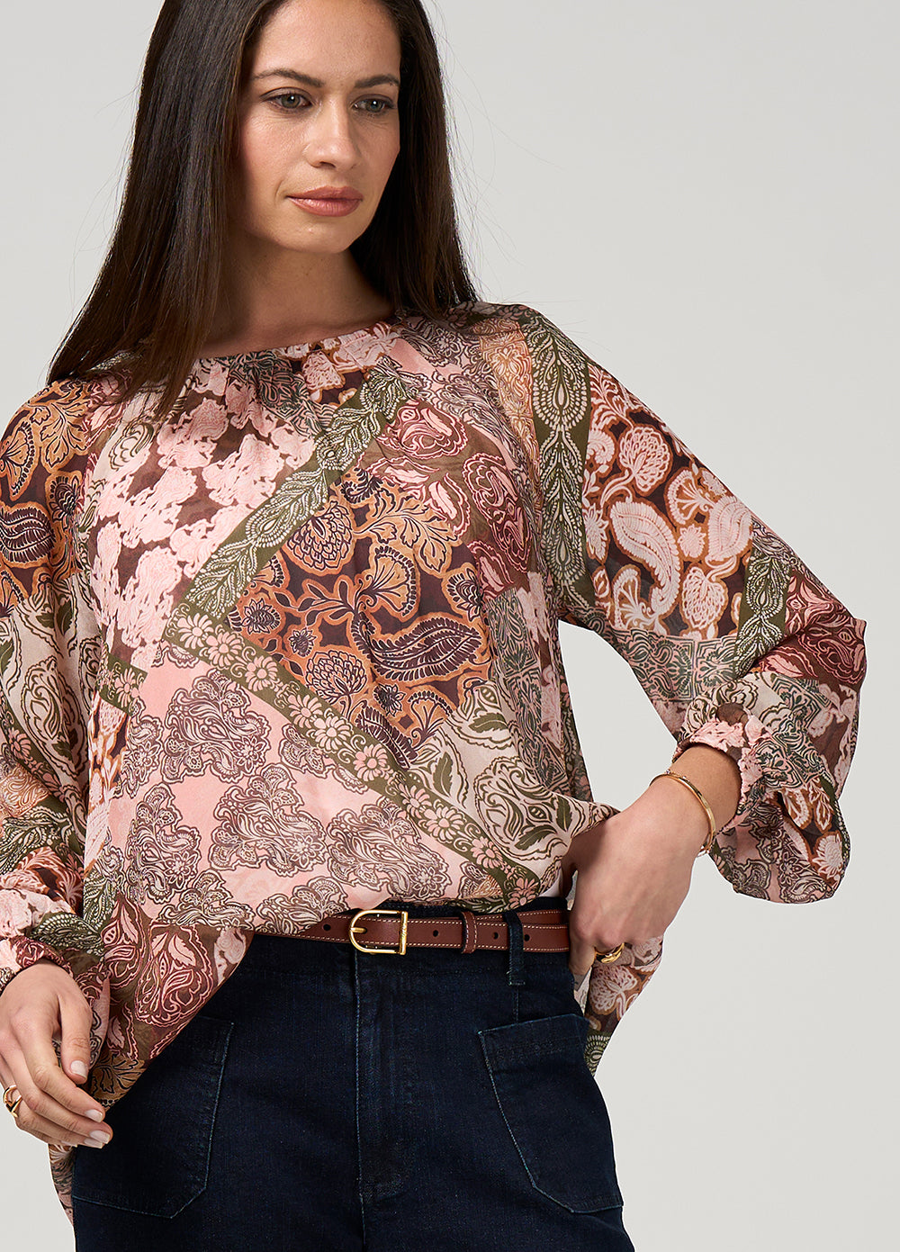 Loobie's Story - Byzantium Top // Blush Multi