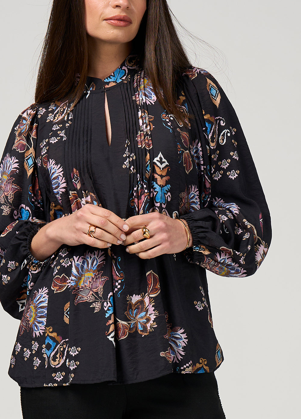 Loobie's Story - Gilded Lotus Bouse // Black Multi