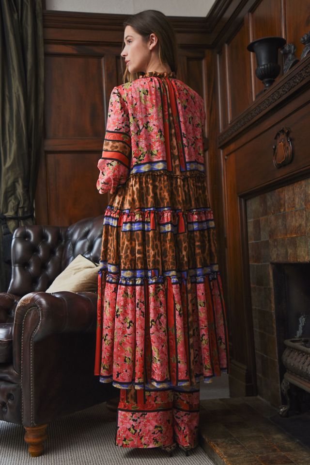 Curate - Soft Embrace Dress // Leopard Rose