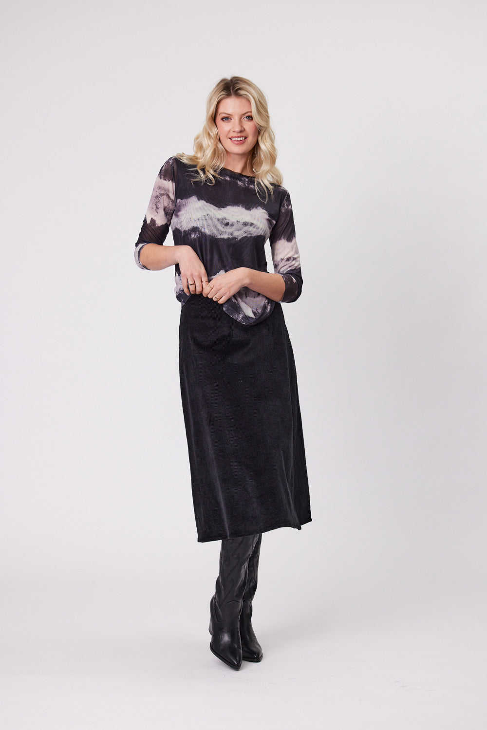 Lemon Tree - Audrey Skirt // Black