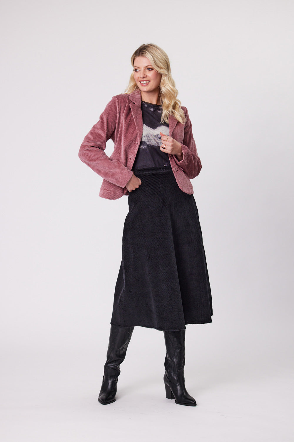 Lemon Tree - Audrey Skirt // Black