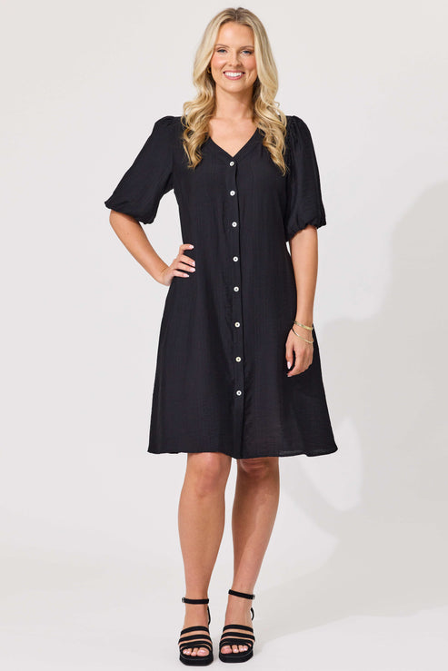 Lemon Tree - Rico Dress // Black