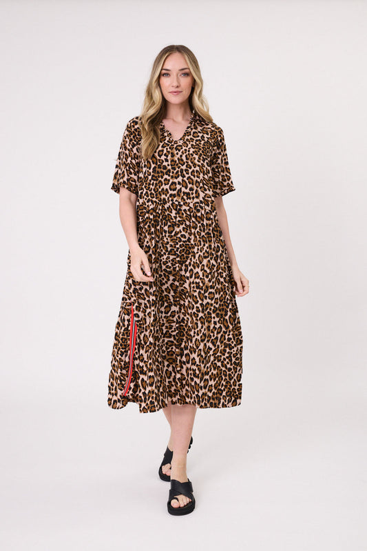 Lemon Tree - Leona Dress // Leopard Print