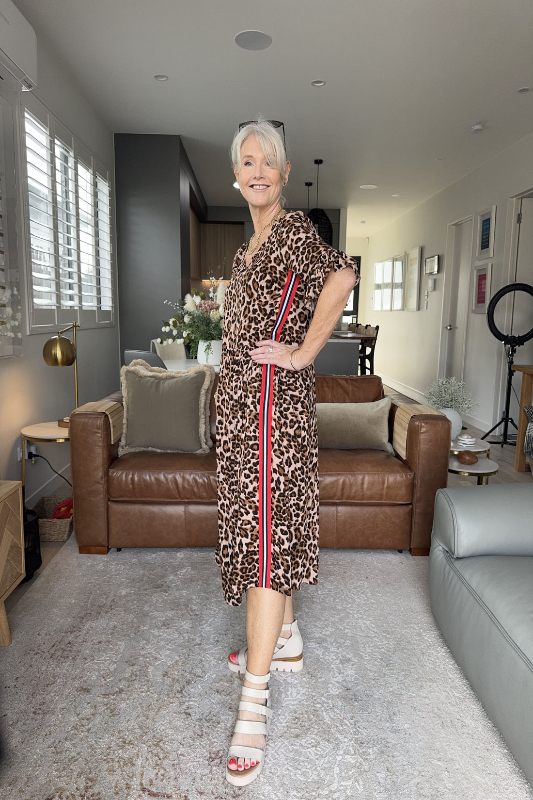 Lemon Tree - Leona Dress // Leopard Print