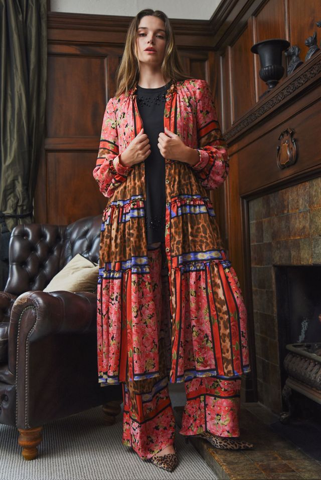 Curate - Soft Embrace Dress // Leopard Rose