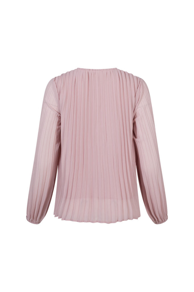 Madly Sweetly - Morse Blouse // Dusky Pink // Winter White