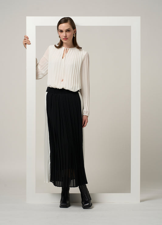 Madly Sweetly - Morse Blouse // Dusky Pink // Winter White