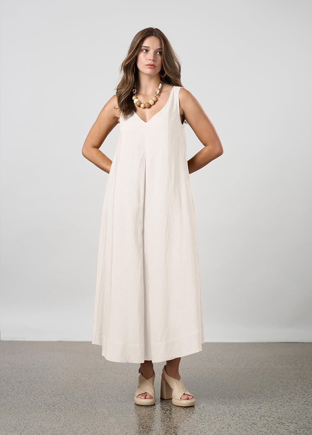 Madly Sweetly - Eclipse Maxi Dress // White