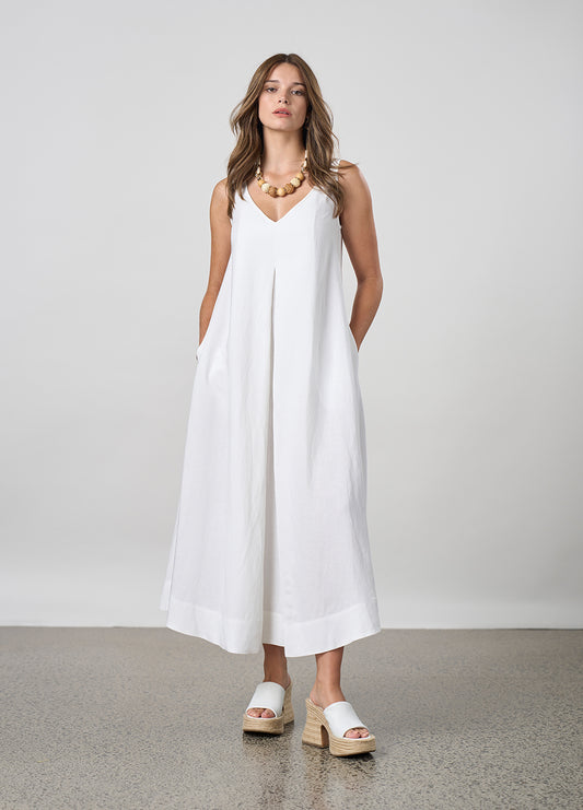 Madly Sweetly - Eclipse Maxi Dress // White