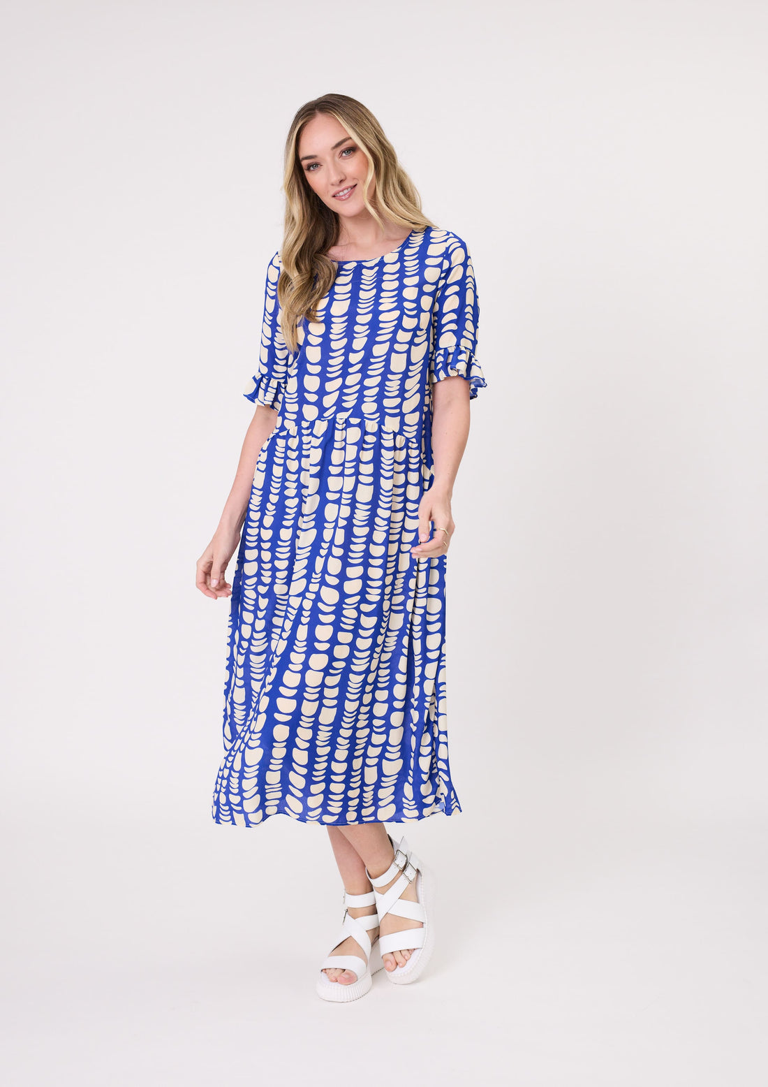 Lemon Tree - Madonna Dress // Cobalt Blue