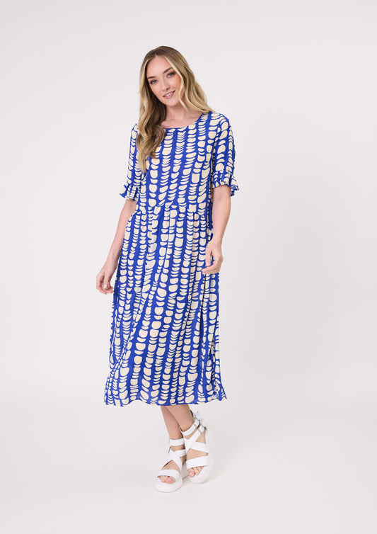 Lemon Tree - Madonna Dress // Cobalt Blue
