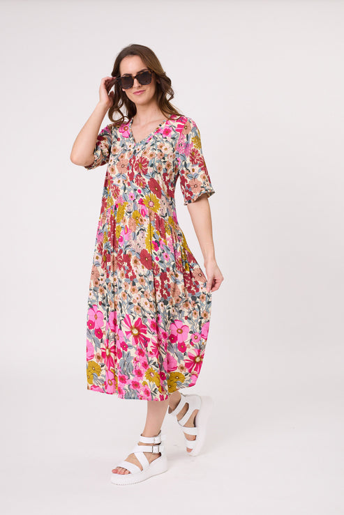 Lemon Tree - Marissa Dress // Garden Print