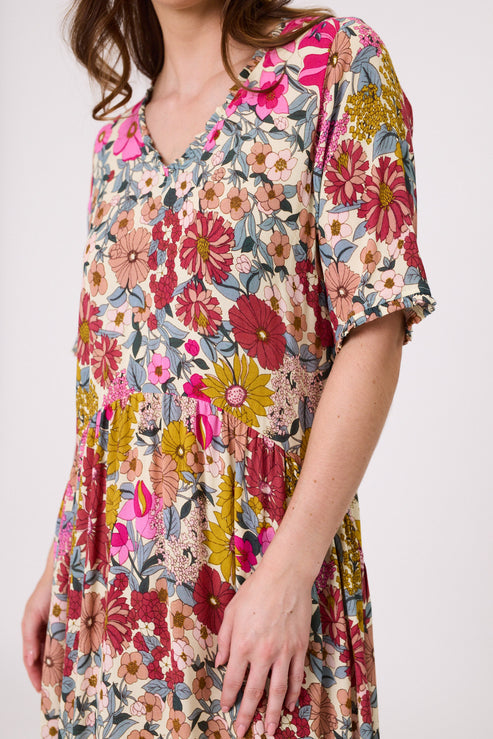 Lemon Tree - Marissa Dress // Garden Print