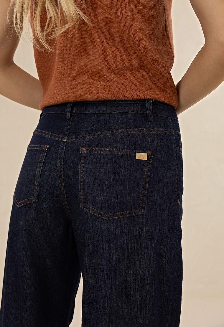 Humidity - Ivy Barrel Jean // Denim Dark Blue