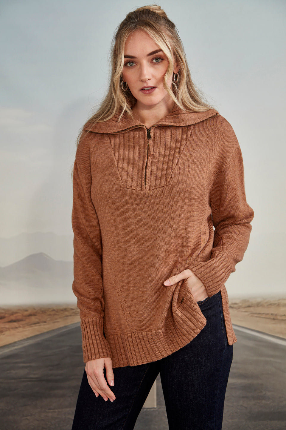 Verge - Nevada Sweater // Caramel