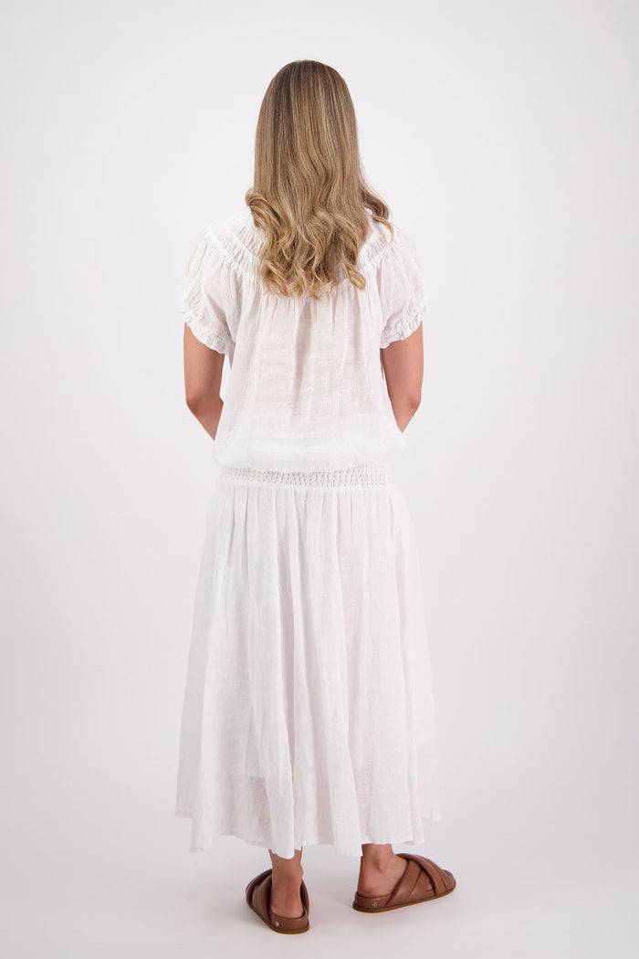 Briarwood - Parson Skirt // White/Natural