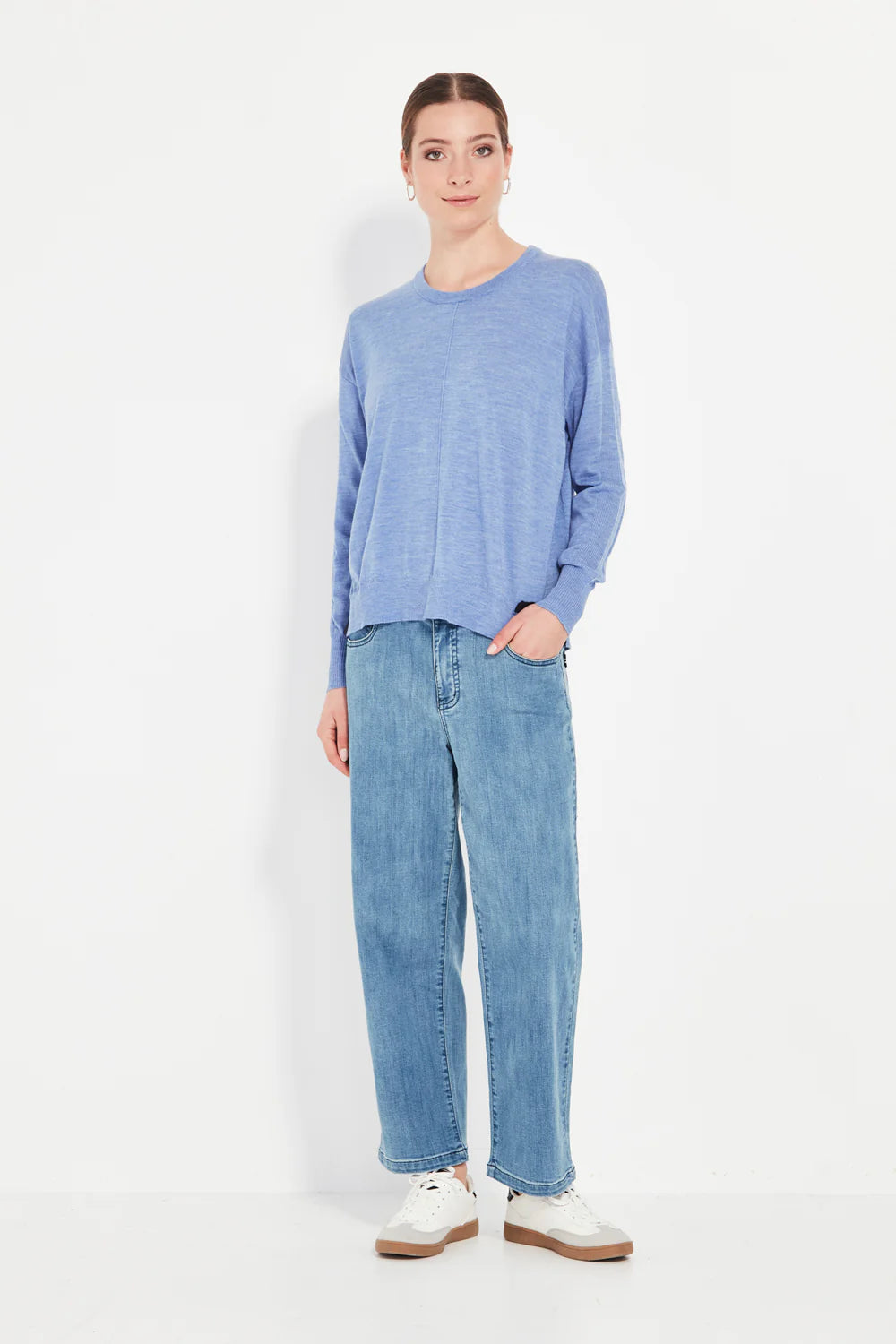 Verge - Percy Sweater // Blue Marle // Pistachio