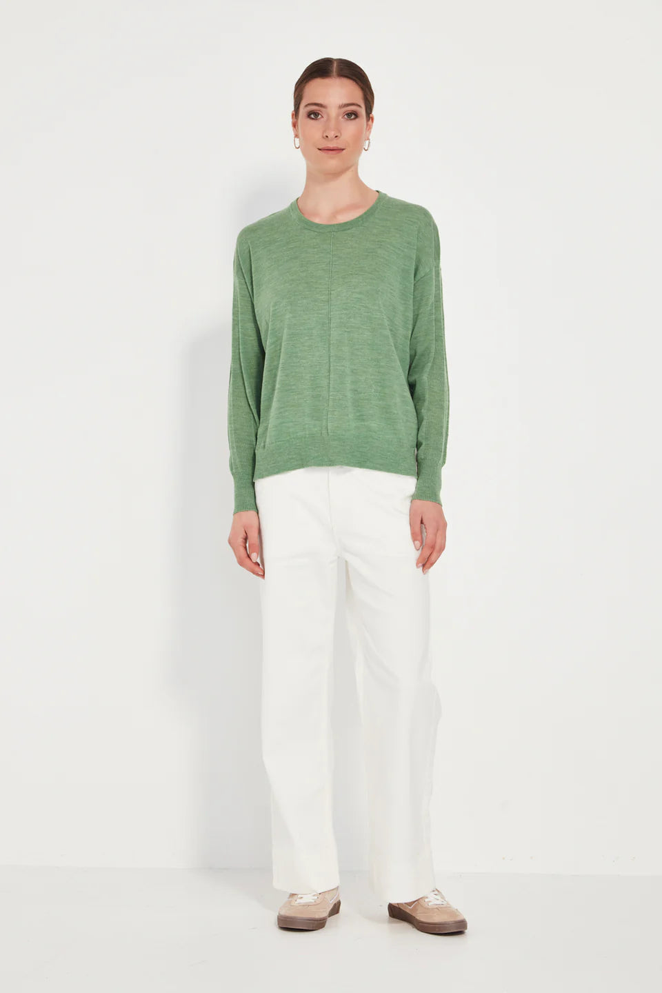 Verge - Percy Sweater // Blue Marle // Pistachio