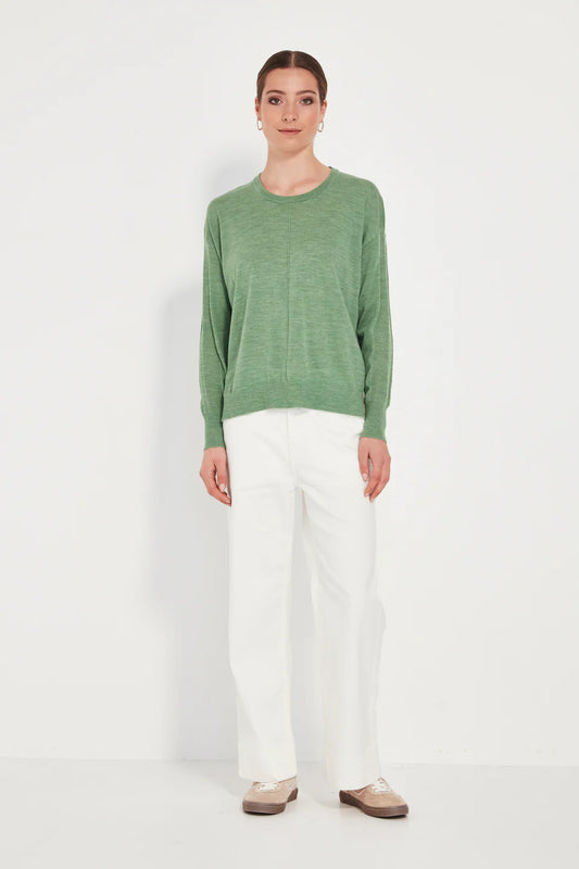 Verge - Percy Sweater // Blue Marle // Pistachio