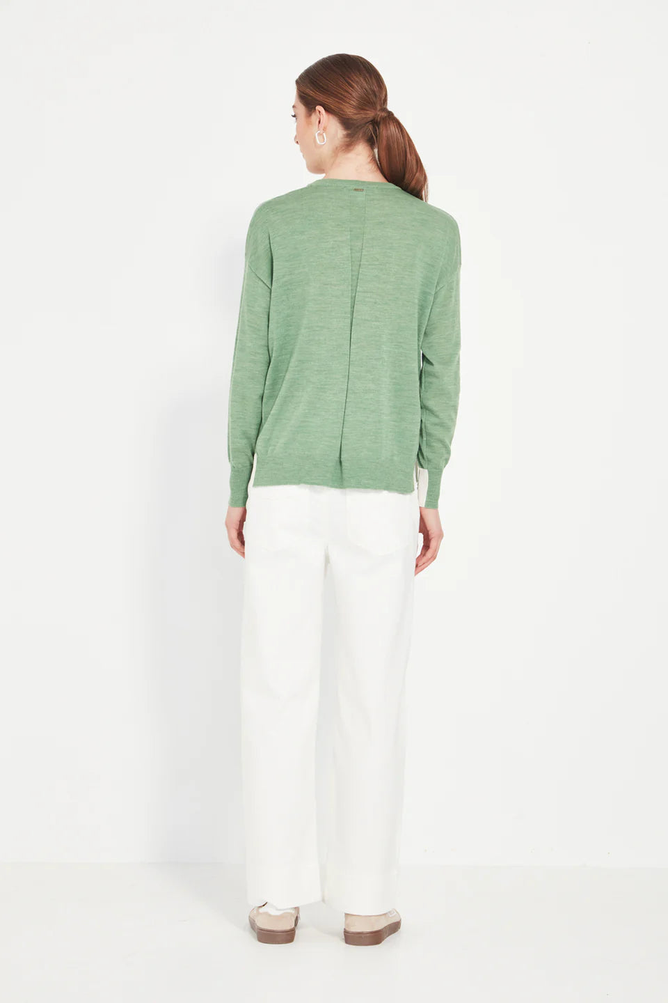 Verge - Percy Sweater // Blue Marle // Pistachio