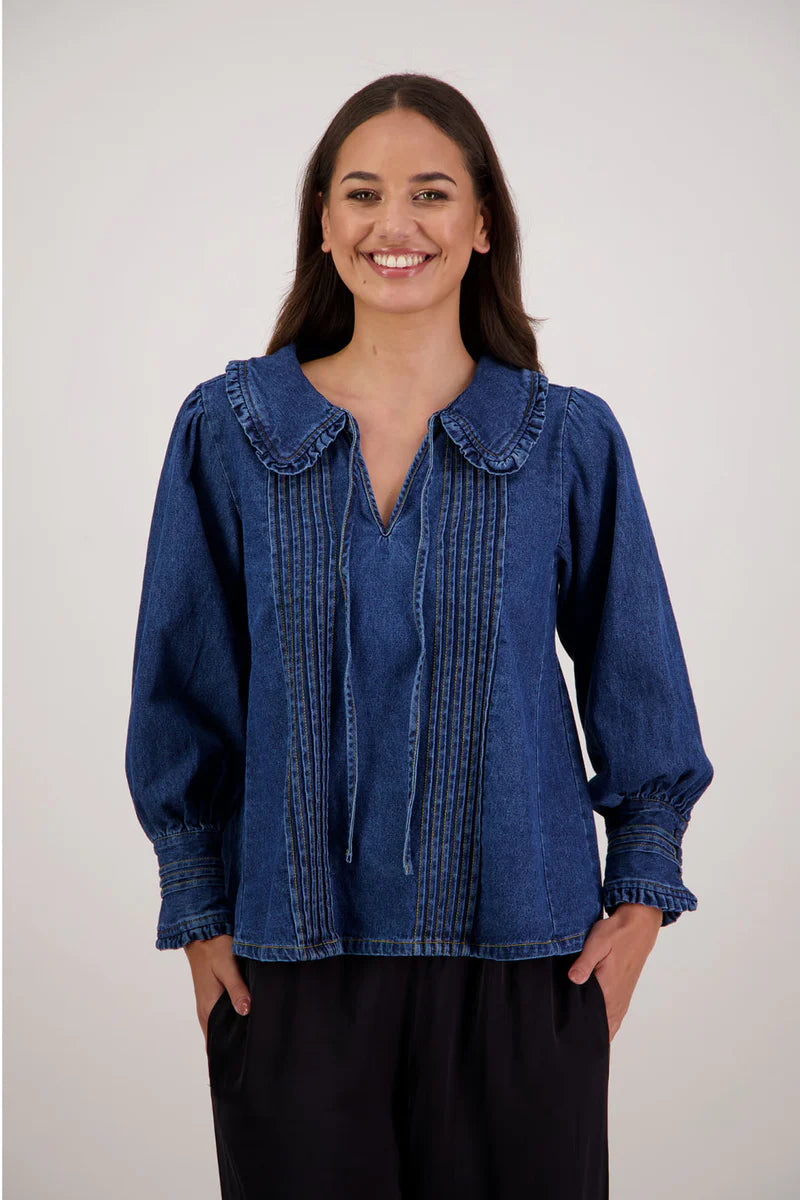 Briarwood - Redmond Denim Top // Denim